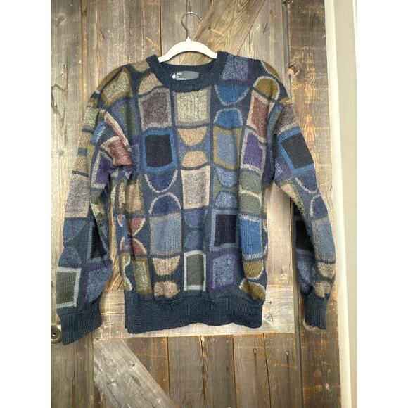 inti for george alexander Other - ALPACA WOOL Sweater Men’s Medium Inti for George Alexander  Geometric Design